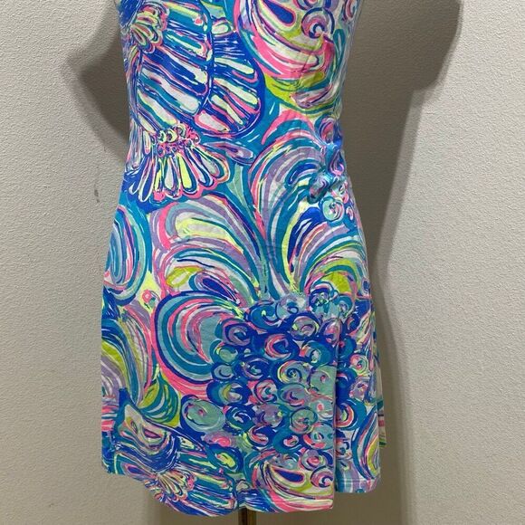 Lilly Pulitzer Women's Tammy T-Shirt Dress in Multi Guilty Pleasure Swirl XS - Picture 9 of 11
